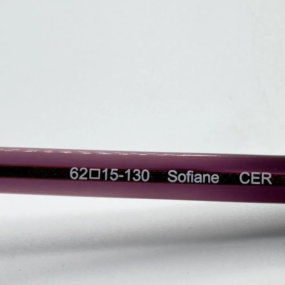 Oliver Peoples Sunglasses Sofiane Purple Butterfly Gradient Purple Lens 62mm